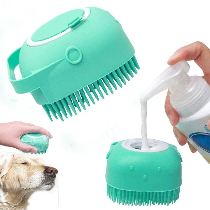 CEPILLO DISPENSADOR PARA MASCOTAS