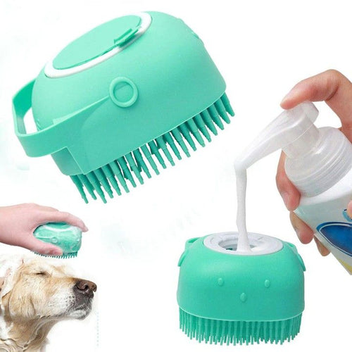 CEPILLO DISPENSADOR PARA MASCOTAS