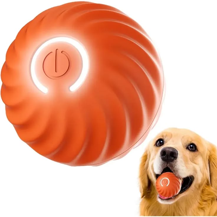 Pelota Interactiva Inteligente para Perros y Gatos – Movimiento Automático y Luces LED